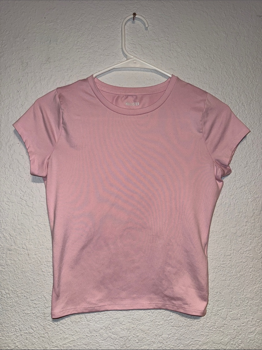 Hollister Soft Pink Short Sleeve Crew Tee